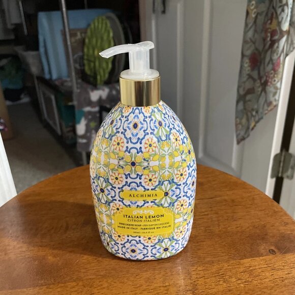 ALCHIMIA SOAP 16.9oz Lemon Fine Liquid Soap ~ Made in Italy - SEALED - Picture 1 of 2